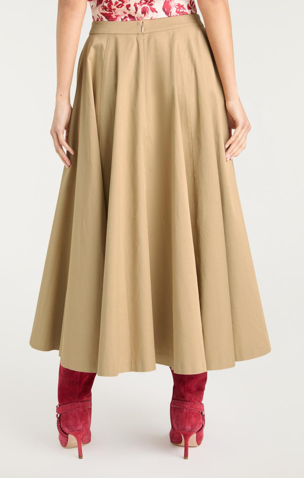 Sept Cinq Floral Embellished Rizzo Skirt Skirt