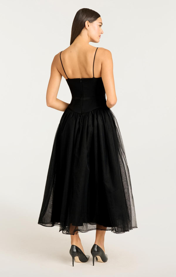 Sept Cinq Floral Mixed Media Freddie Dress Dress