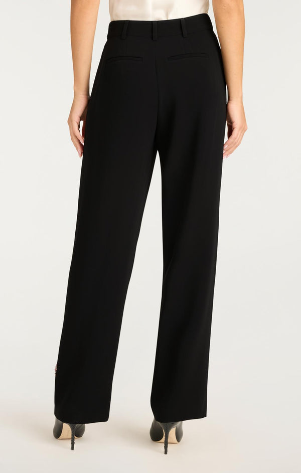 Sept Cinq Floral Mixed Media Harlan Pant Pants