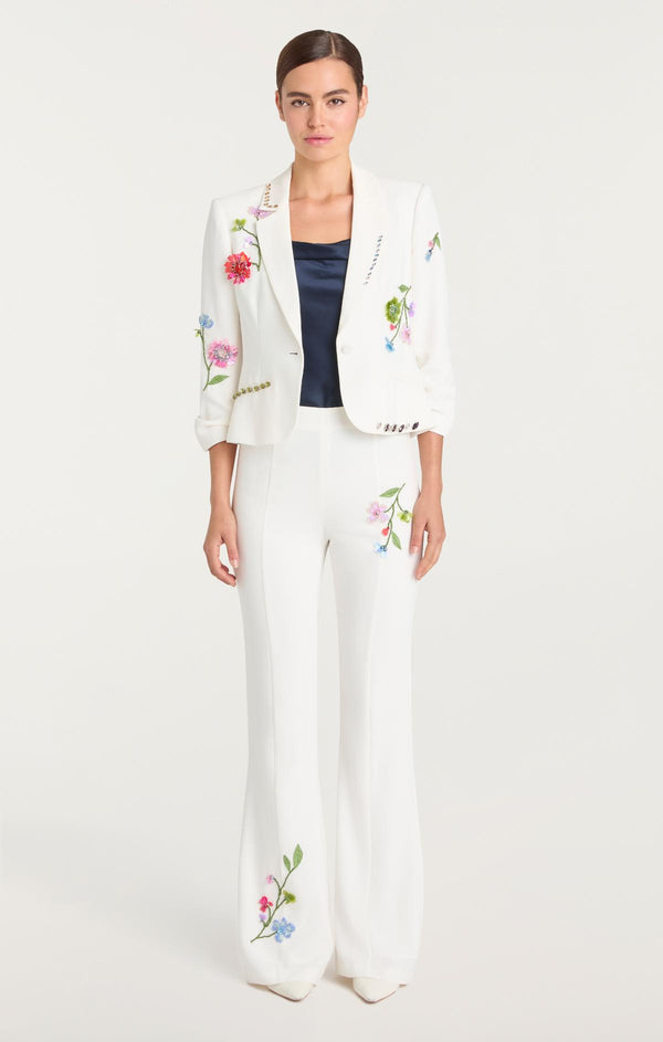 Sept Cinq Floral Vine Le Petit Khloe Blazer Jacket