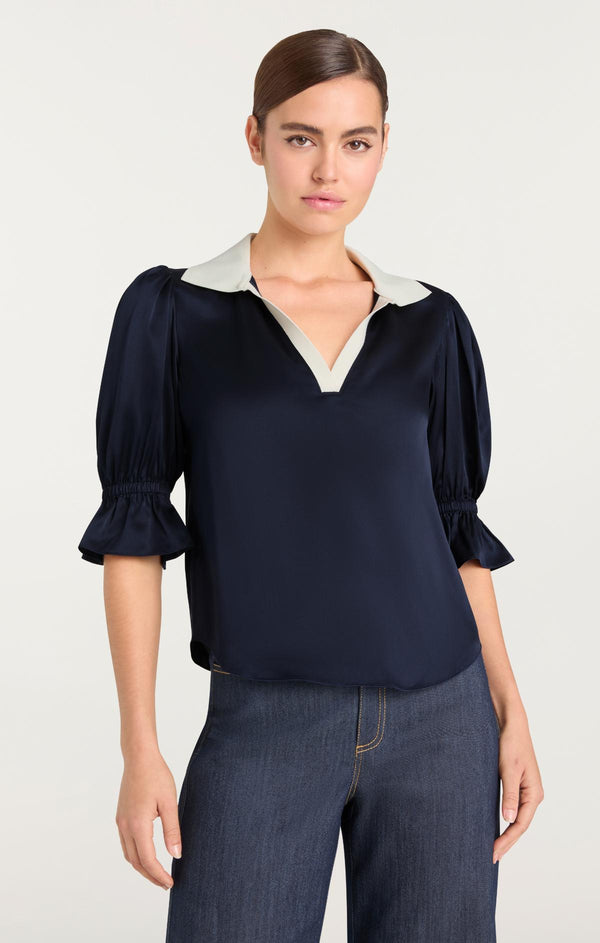 Sept Cinq Freida Top Woven Tops