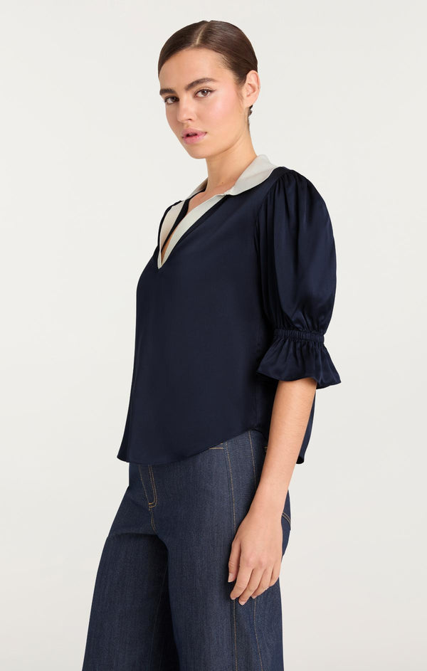 Sept Cinq Freida Top Woven Tops
