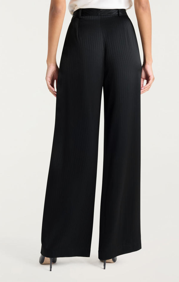 Sept Cinq Georgia Satin Stripe Marne Pant Pants
