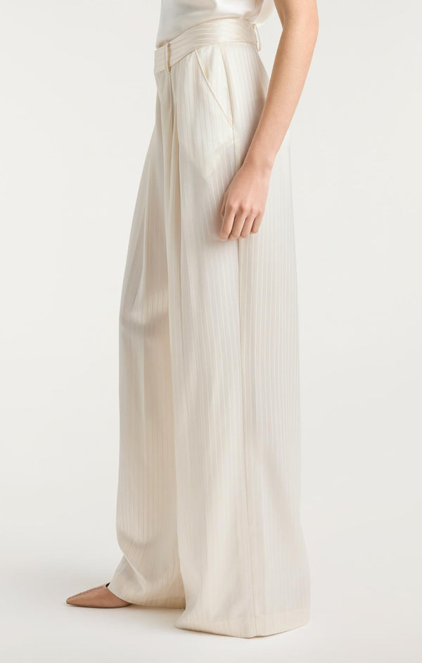 Sept Cinq Georgia Satin Stripe Marne Pant Pants