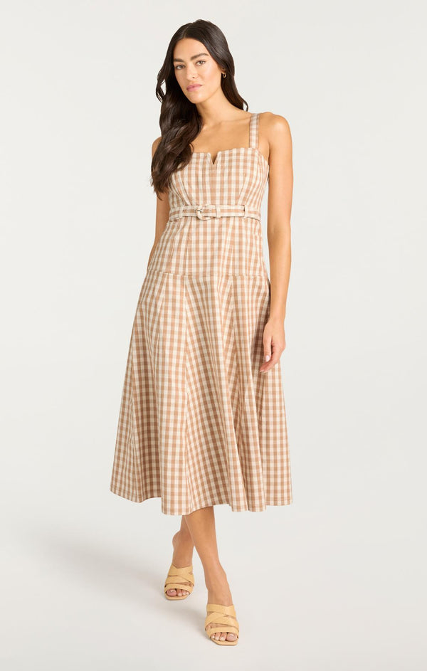 Sept Cinq Gingham Tina Jean Dress Dress
