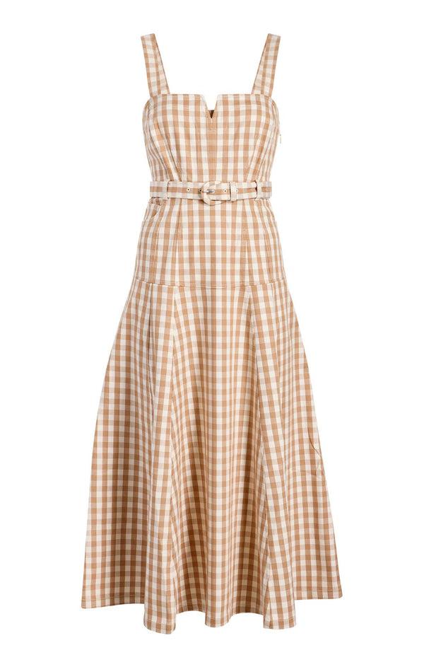 sept cinq Gingham Tina Jean Dress Dress