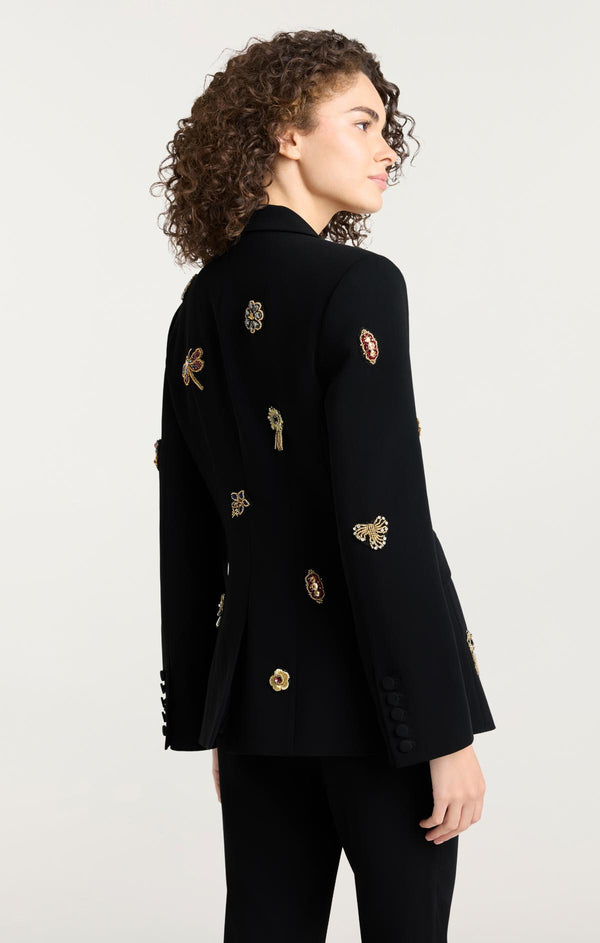 Sept Cinq Gold Brooches Cheyenne Blazer