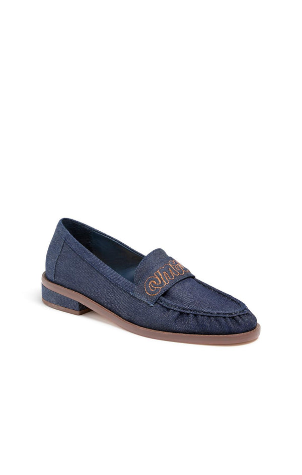 Sept Cinq Gretta Amour Jean Loafer Heel