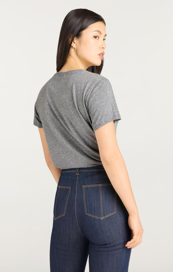 Sept Cinq Heatset Amour Heart Tee Knit Top