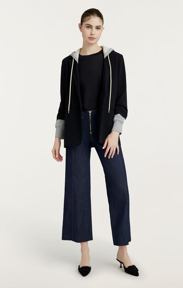 Sept Cinq Hooded Khloe Blazer Jackets