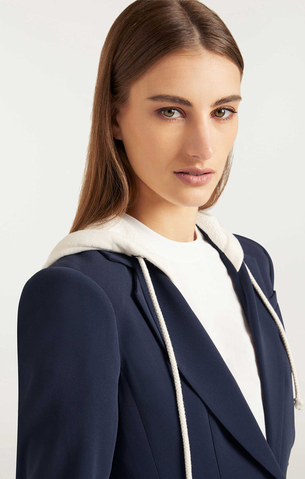 Sept Cinq Hooded Khloe Blazer Jackets
