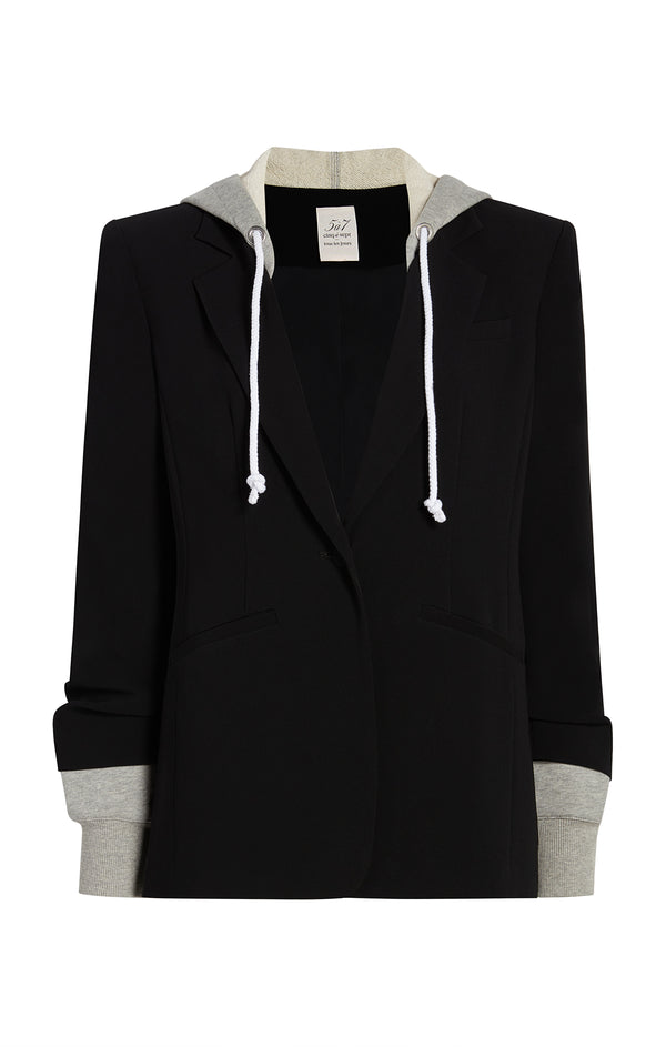 sept cinq Hooded Khloe Blazer Jackets