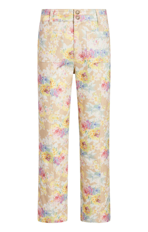 sept cinq Ikat Bouquet Dorothea Jeans Pants