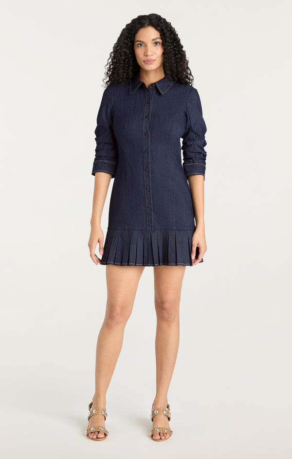 Sept Cinq Indigo Lucilla Jean Dress Dress