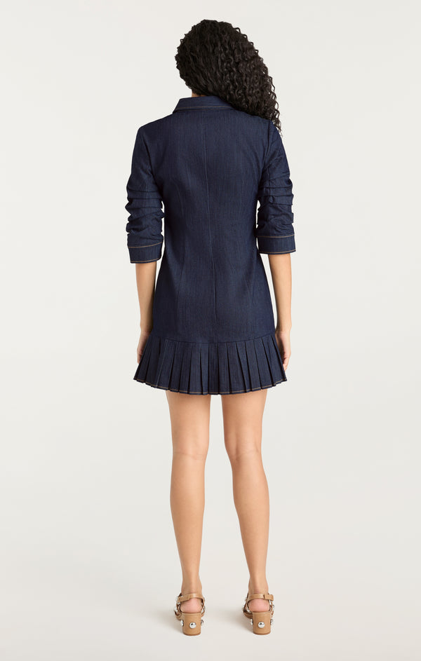 Sept Cinq Indigo Lucilla Jean Dress Dress
