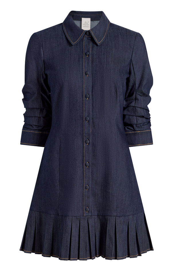 sept cinq Indigo Lucilla Jean Dress Dress