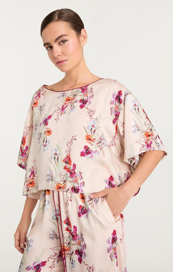Sept Cinq Iris Bouquet Alba Top Woven Tops