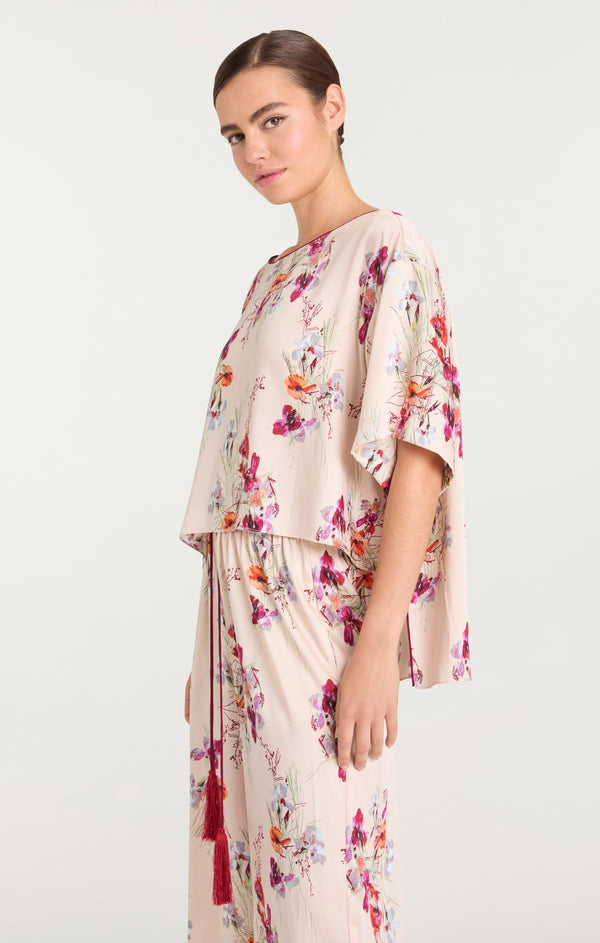 Sept Cinq Iris Bouquet Alba Top Woven Tops