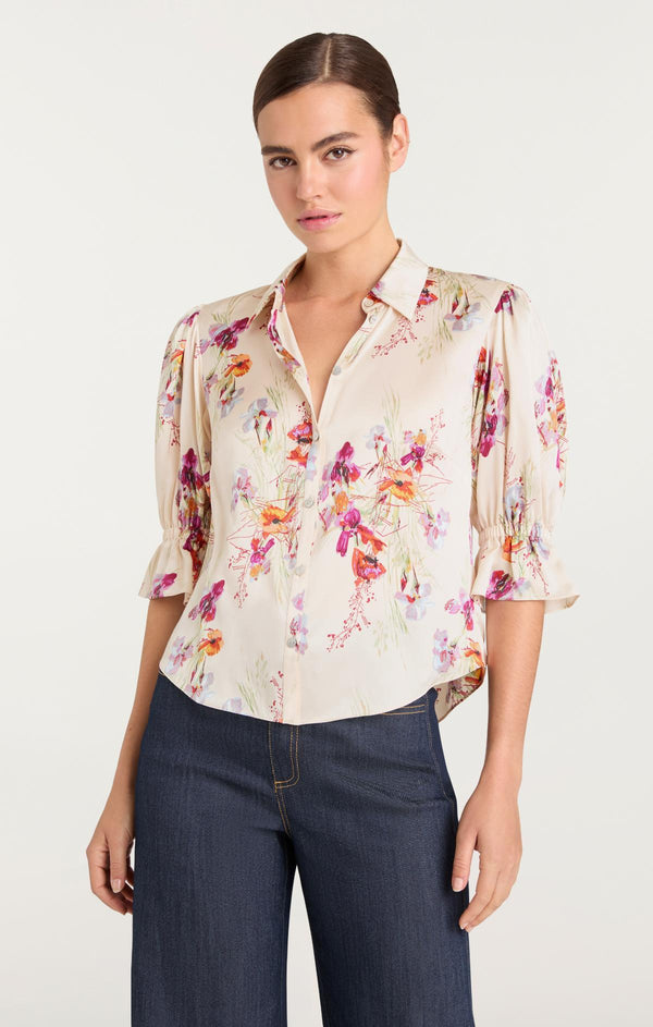 Sept Cinq Iris Bouquet Fiona Top Woven Tops