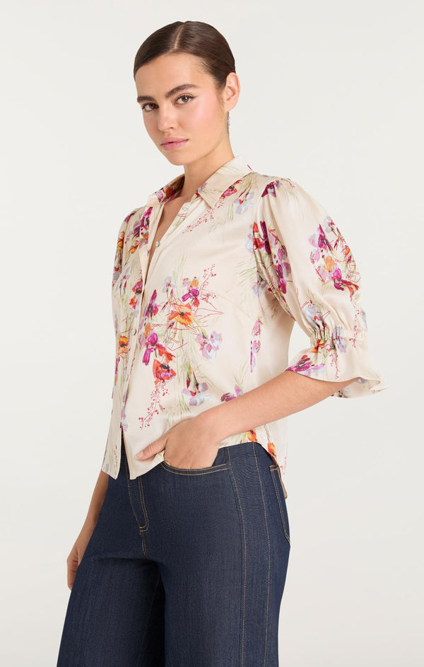 Sept Cinq Iris Bouquet Fiona Top Woven Tops