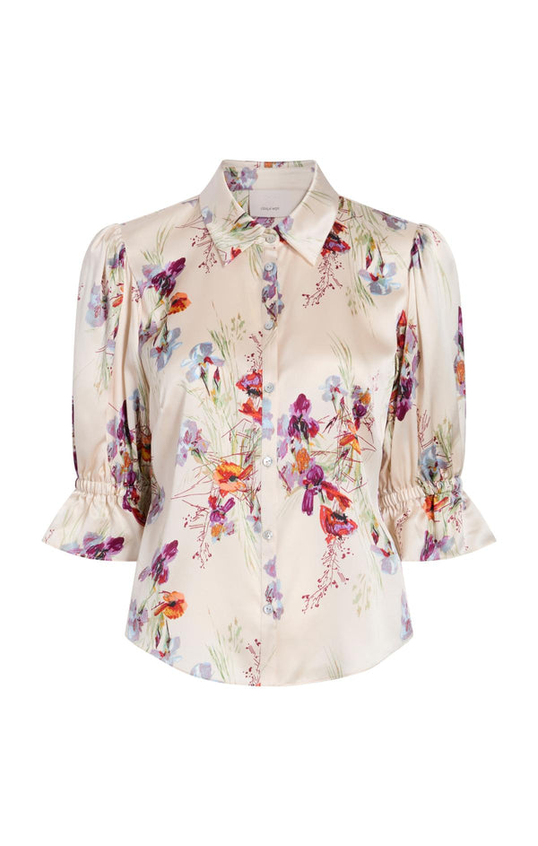 sept cinq Iris Bouquet Fiona Top Woven Tops