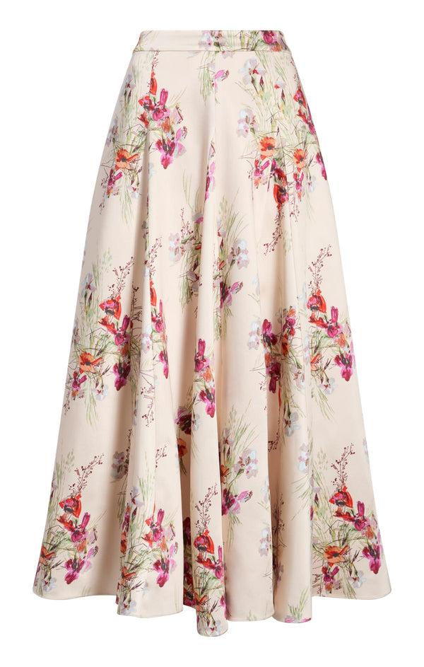 sept cinq Iris Bouquet Hilda Skirt Skirt