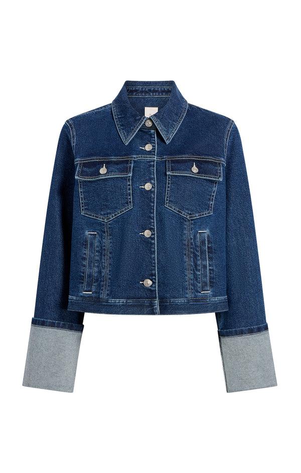 sept cinq Isaline Jean Jacket Jacket
