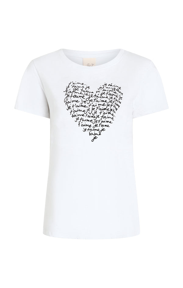 sept cinq Je T'aime Heart Tee Tees