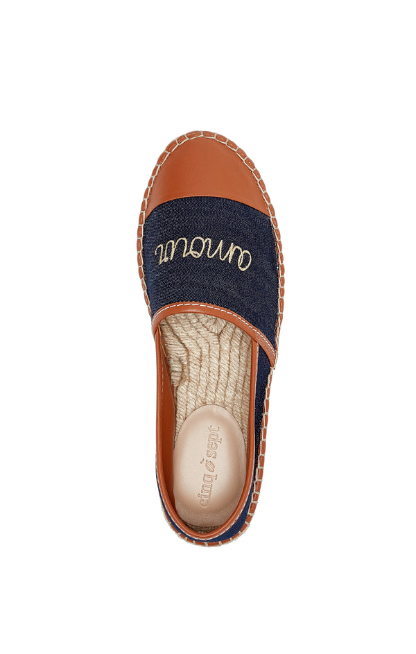 Sept Cinq Jenna Jean Espadrille Flats Flat