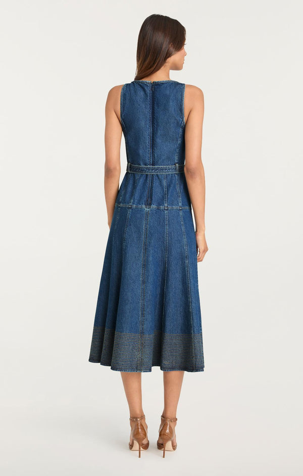 Sept Cinq Kehlani Jean Dress Dress