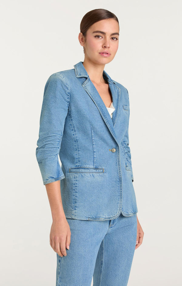 Sept Cinq Khloe Jean Blazer Jacket