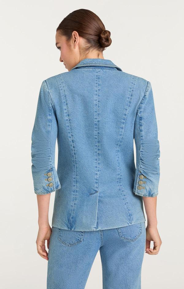 Sept Cinq Khloe Jean Blazer Jacket