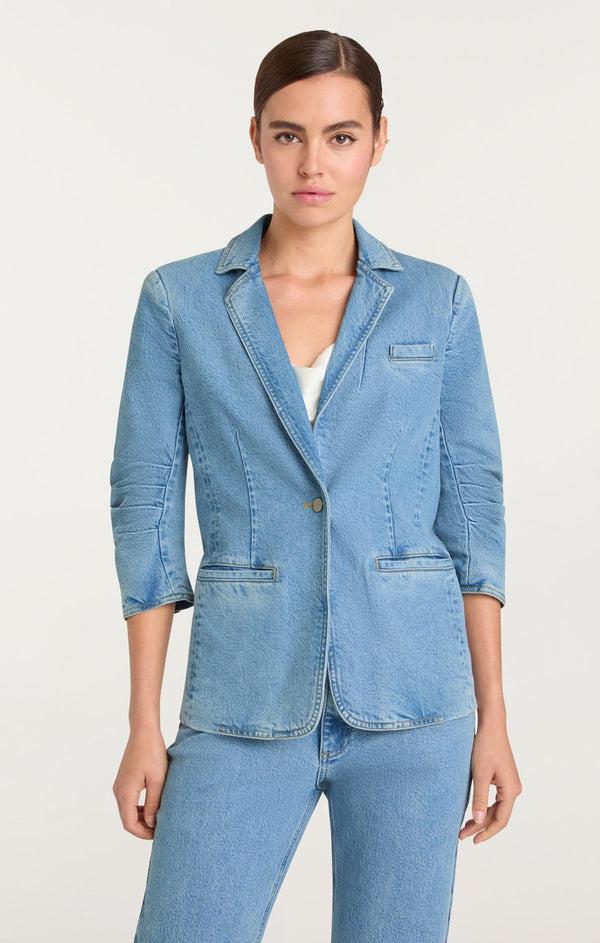 Sept Cinq Khloe Jean Blazer Jacket