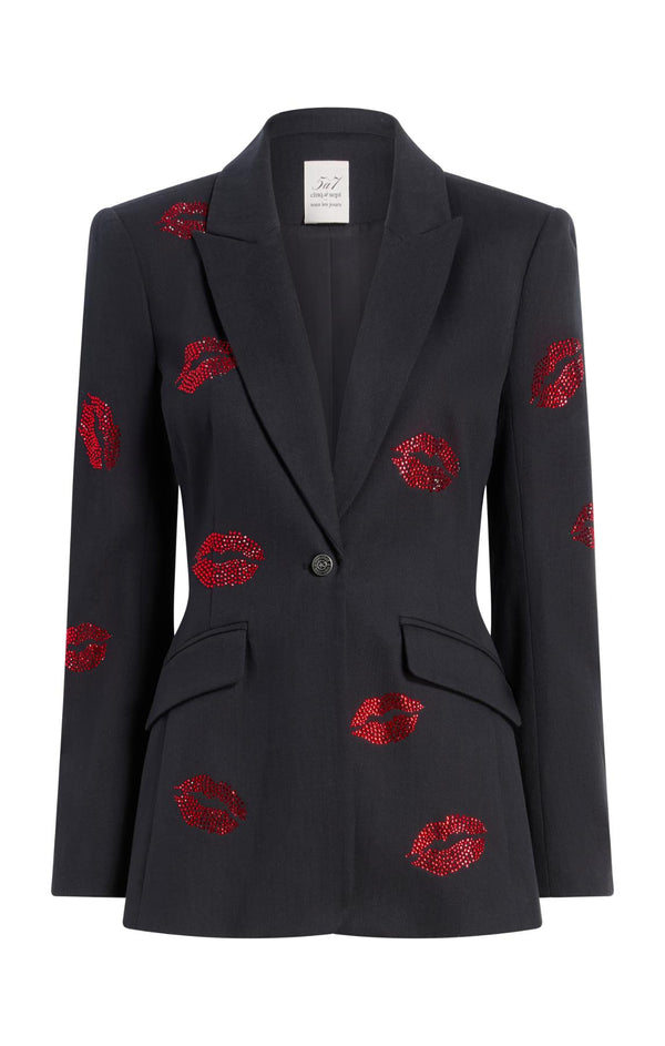 sept cinq Kissing Booth Cheyenne Jean Blazer
