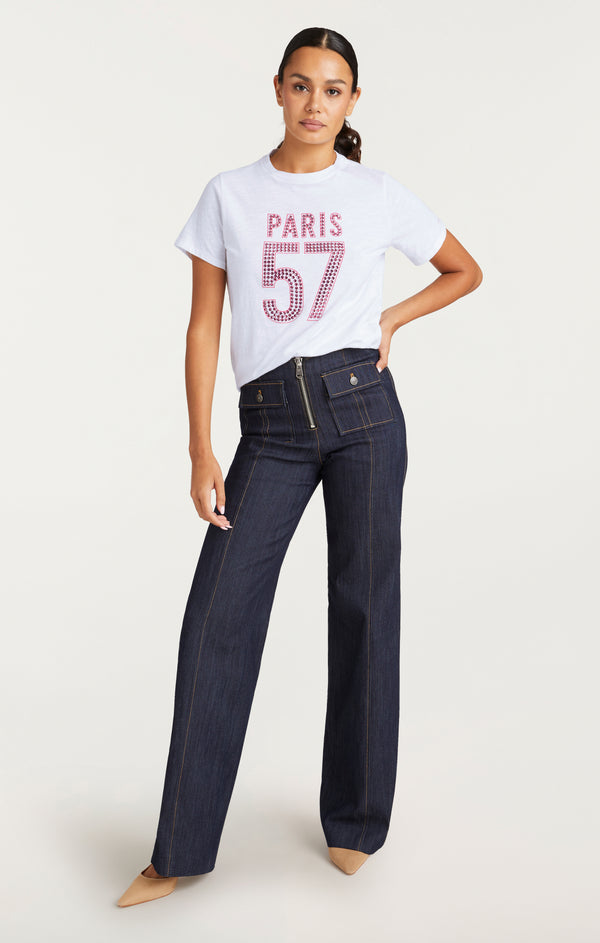 Sept Cinq Large Heat Set Paris 57 Tee Tees