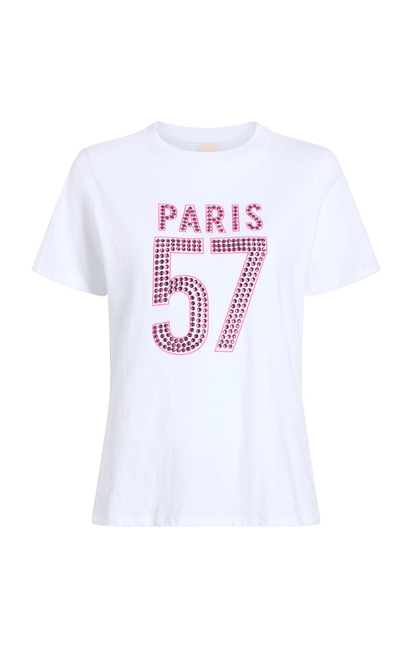 sept cinq Large Heat Set Paris 57 Tee Tees
