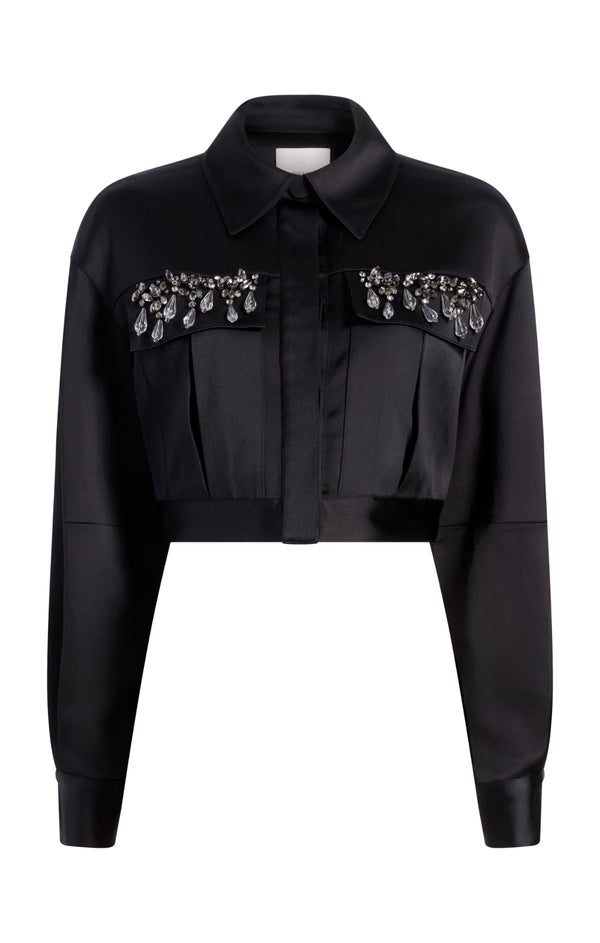 sept cinq Layered Gemstone Damoni Jacket