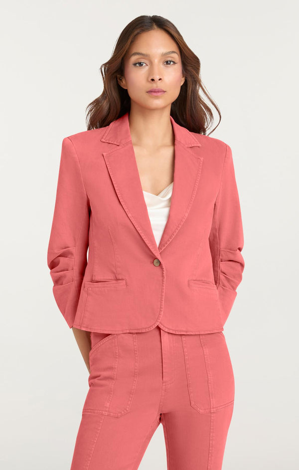 Sept Cinq Le Petit Khloe Jean Blazer Jacket