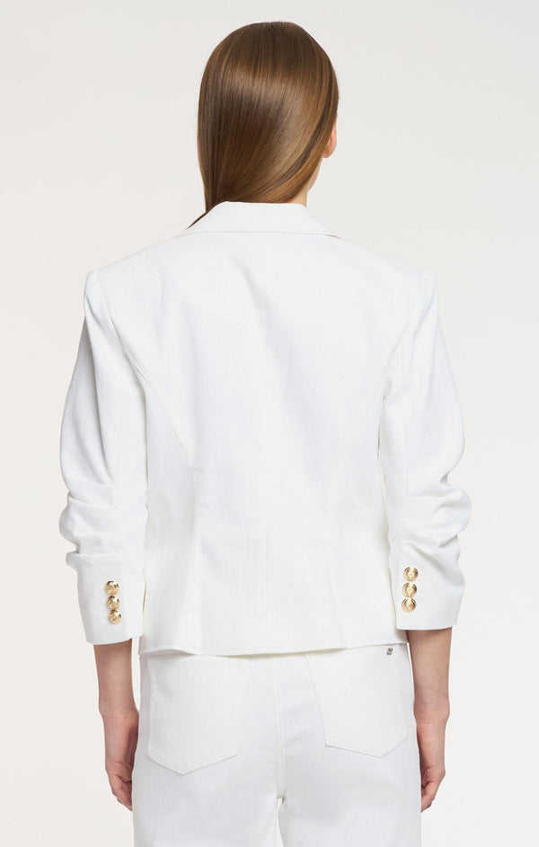 Sept Cinq Le Petit Khloe Jean Blazer Jacket