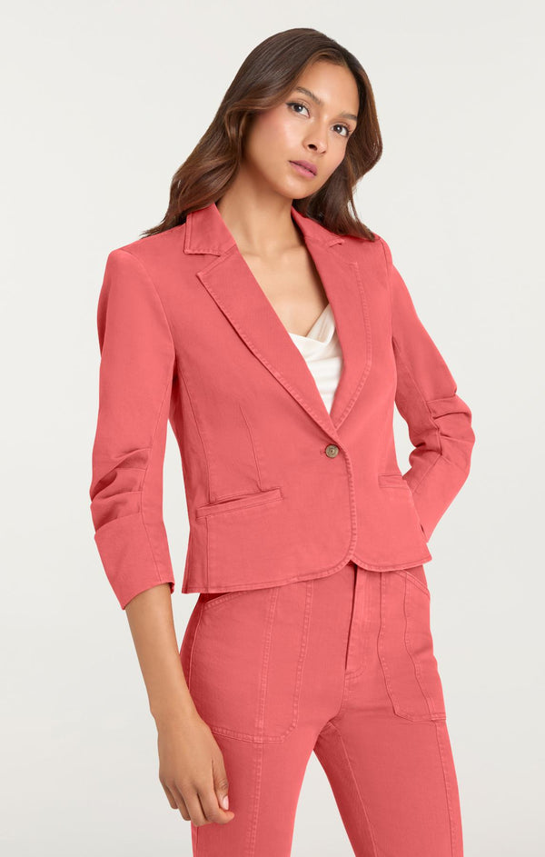 Sept Cinq Le Petit Khloe Jean Blazer Jacket