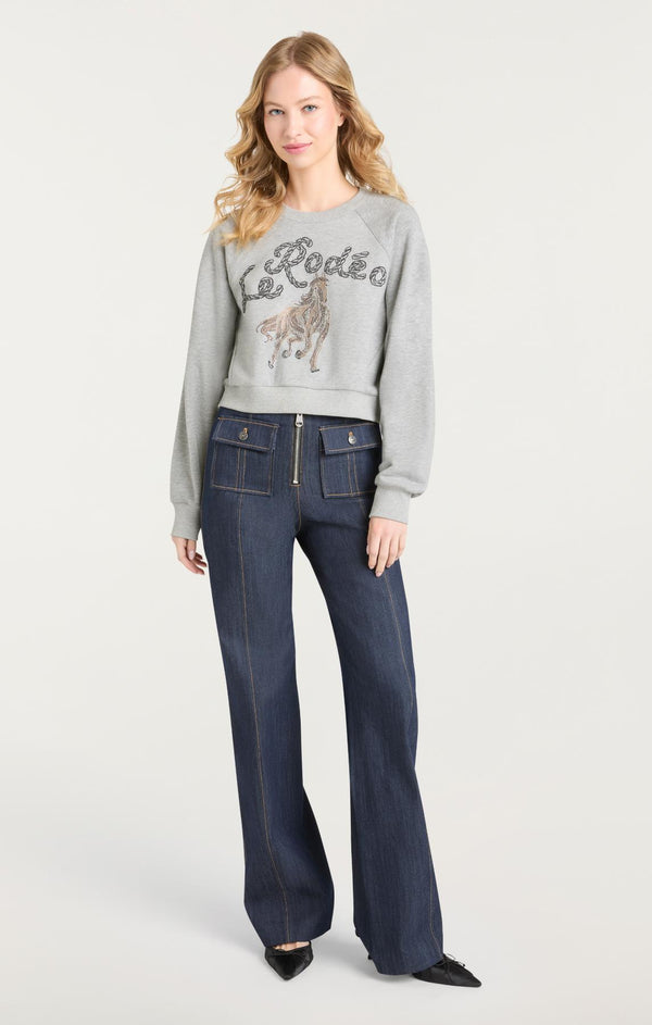 Sept Cinq Le Rodeo Jennifer Pullover Knit Top
