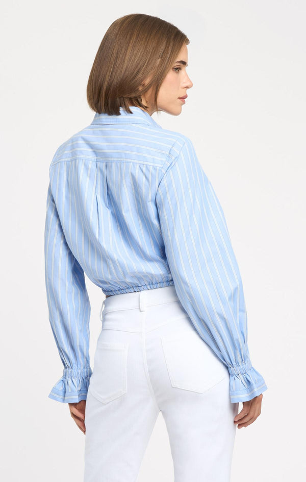 Sept Cinq Lili Stripe Prezley Top Woven Tops