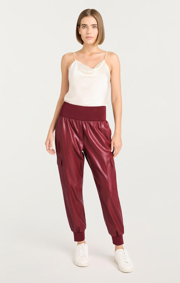 Sept Cinq Lite Vegan Leather Giles Pant Pants