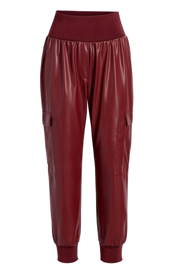 sept cinq Lite Vegan Leather Giles Pant Pants