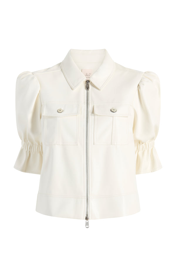 Sept Cinq Lite Vegan Leather Holly Jacket Jacket