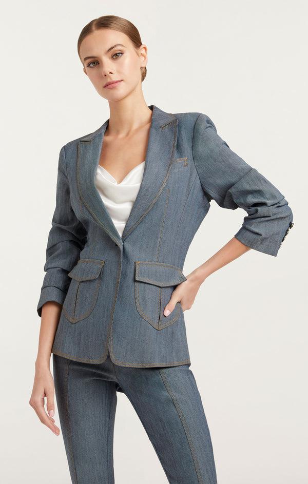 Sept Cinq Louisa Jean Blazer Jackets