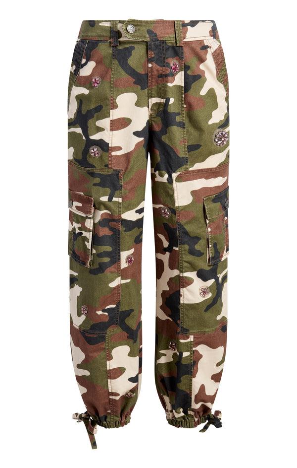 sept cinq Love Camo Zola Pant Pants