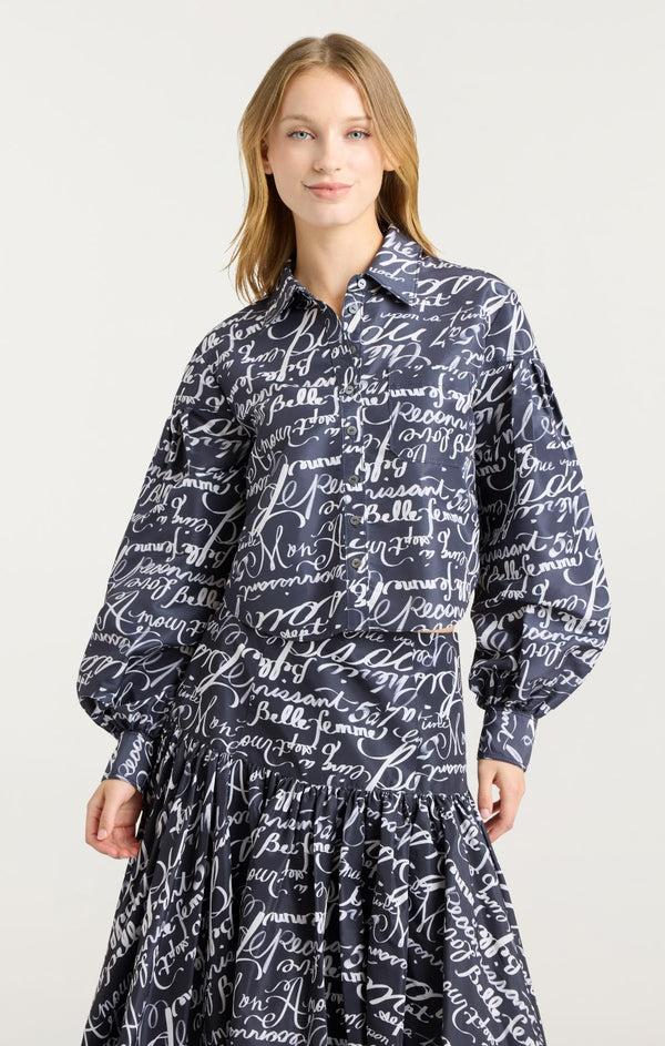 Sept Cinq Love Journal Marceline Top Woven Tops