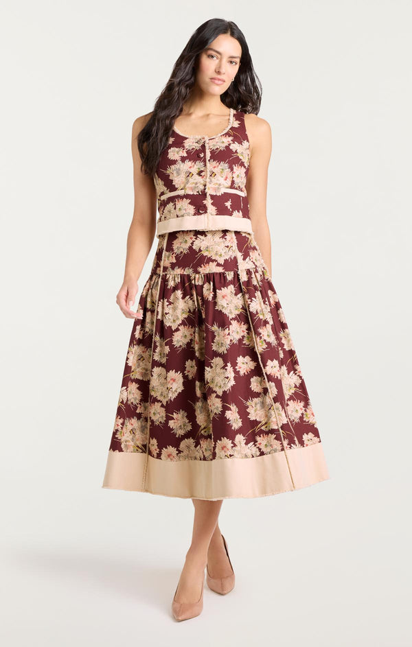 Sept Cinq Mae Bouquet Aura Skirt Skirt