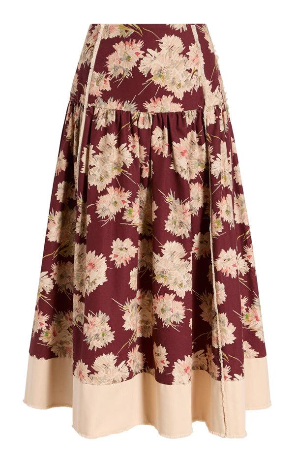 sept cinq Mae Bouquet Aura Skirt Skirt